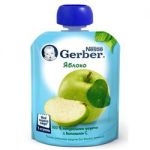 ?Пюре детское Gerber яблоко 90г д/п